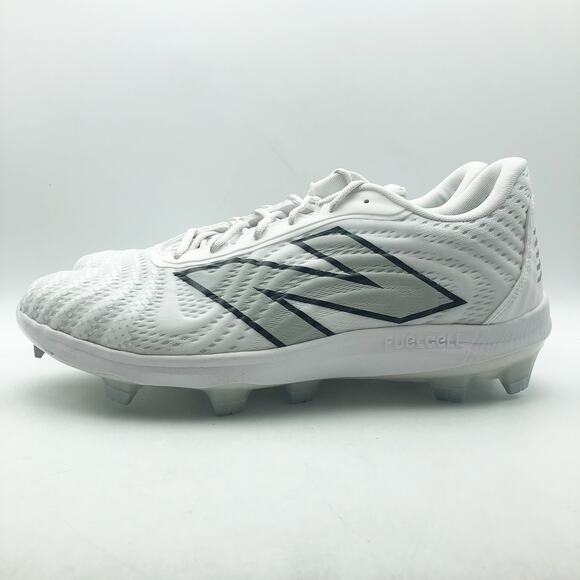 New Balance Mens FuelCell 4040v7 Cleats Size 12 White Black Molded Baseball NWOB